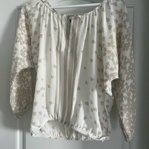 Beige women blouse